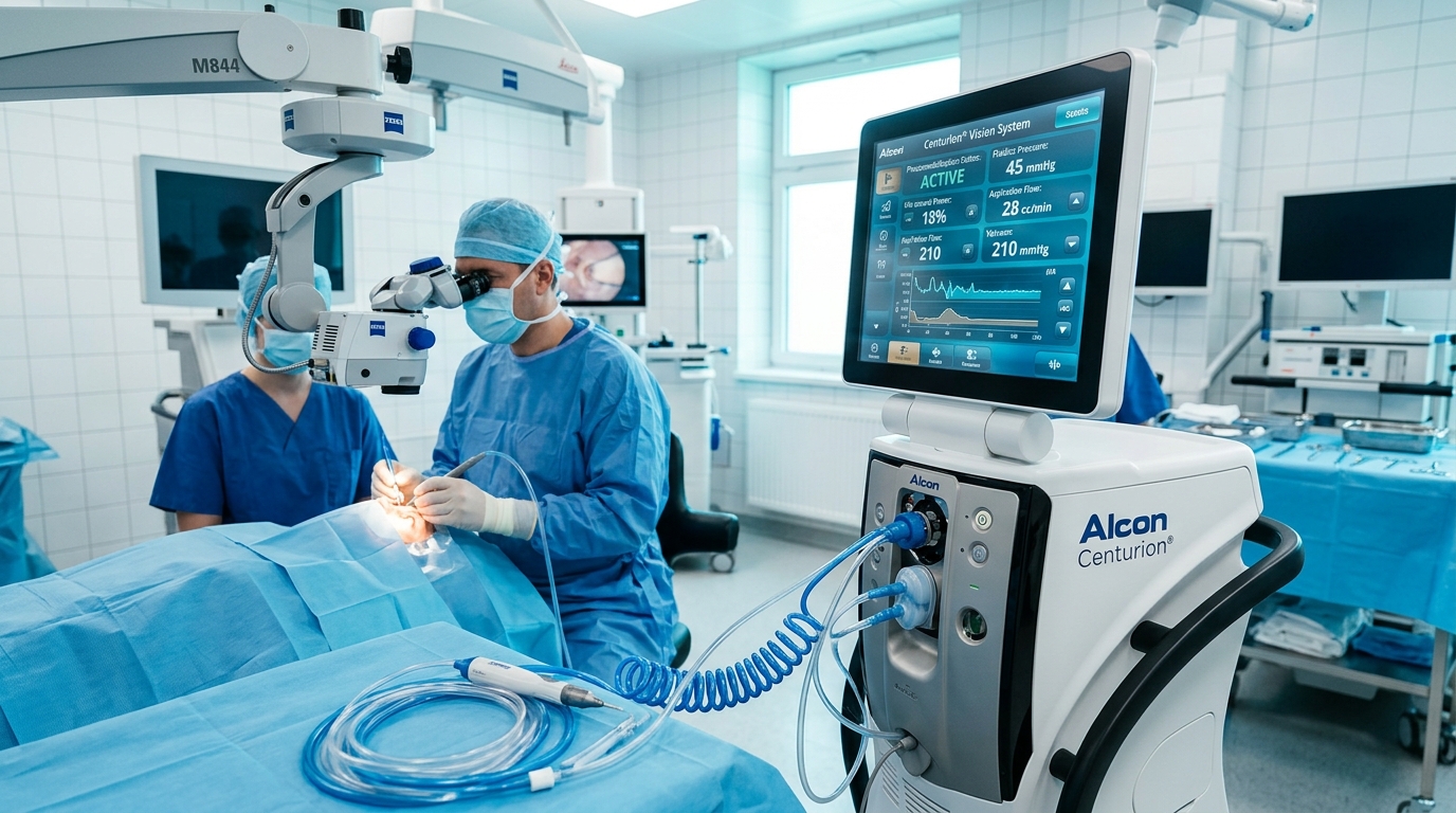 Alcon UNITY 4D Cataract Surgical Platform in Chandra Eye Hospital Operation Theatre